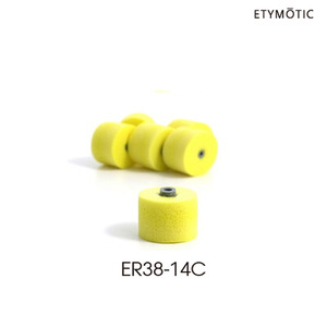 [Etymotic] 에티모틱 ER38-14C 옐로우폼팁 3쌍 / 라지사이즈 노랭이팁 / 인기상품 / 사운드캣정품