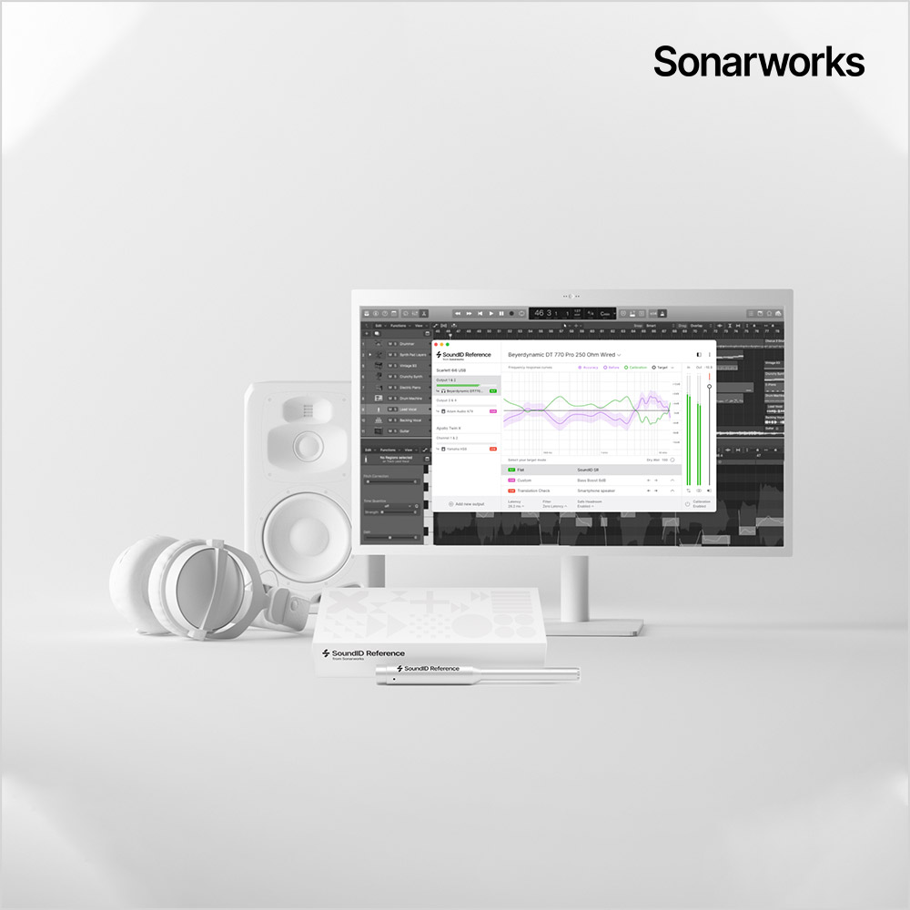 Sonarworks 소나웍스 SoundID 사운드아이디 Reference for Speakers &amp; Headphones 레퍼런스 스피커 헤드폰
